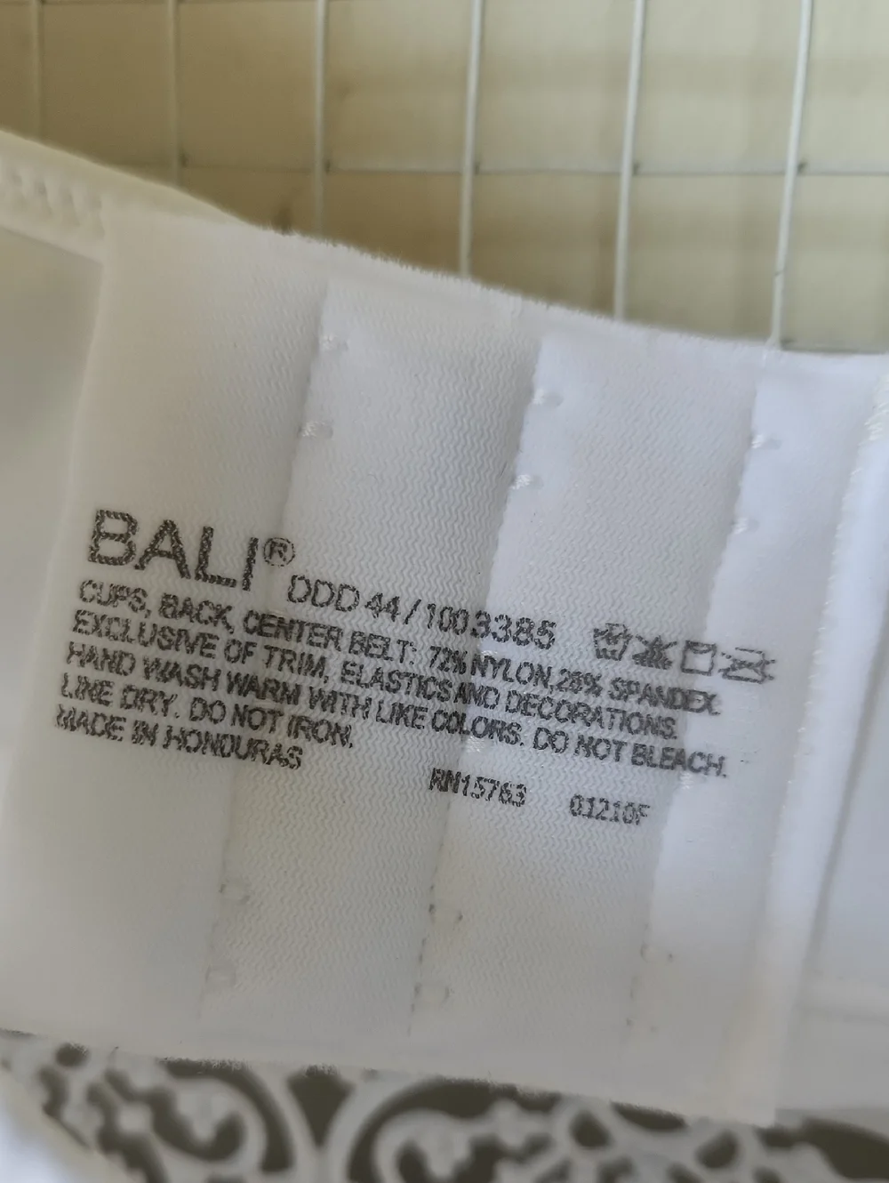 NWT Bali Women's White Lace Minimizer Bra Underwire Bra 44DDD - Picture 6 of 15